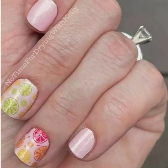 *Retired* Color Street: Main Squeeze | Fruit Summer Pastel Pink Spring Orange - Picture 7 of 12